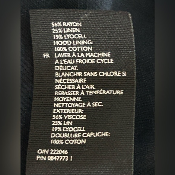 COS Navy Blue Long Sleeve Boxy Top - Picture 4 of 5